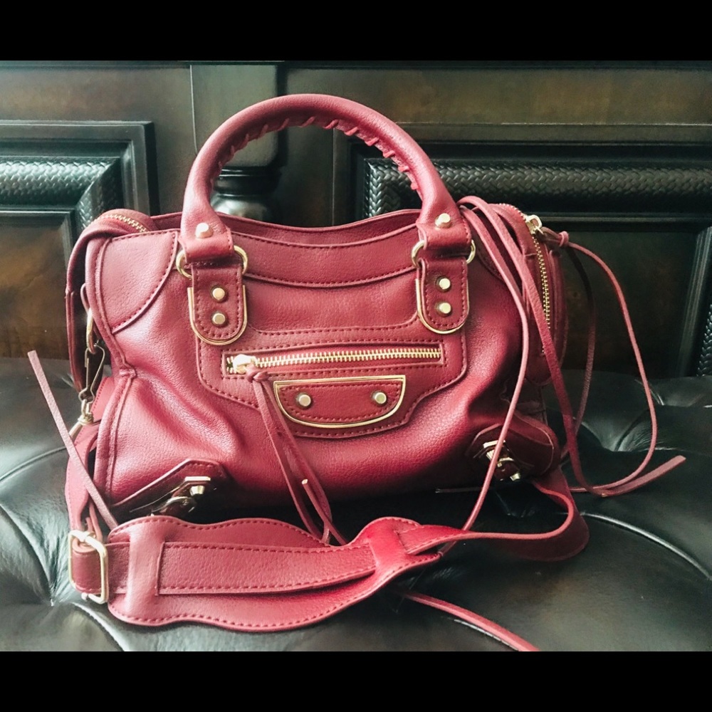 Leather Motorcycle Hand Bag